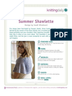 Summer Shawlette A