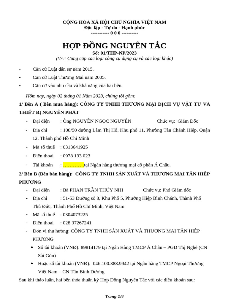 HDNT THP-NP 2023 | PDF