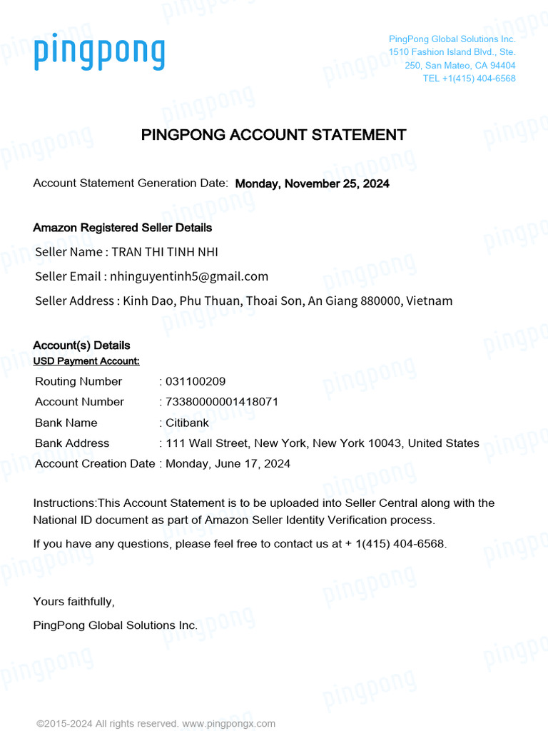 Citibank Routing Number & Statement Info | PDF
