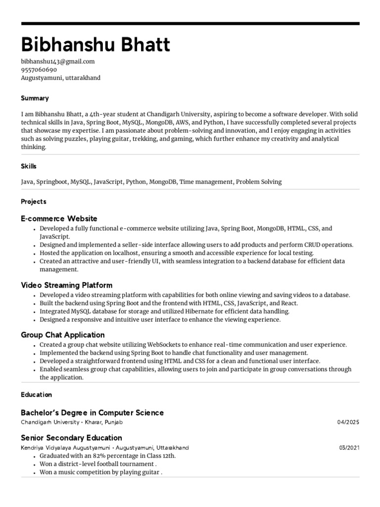 Aspiring Developer's Portfolio | PDF | Mongo Db | My Sql
