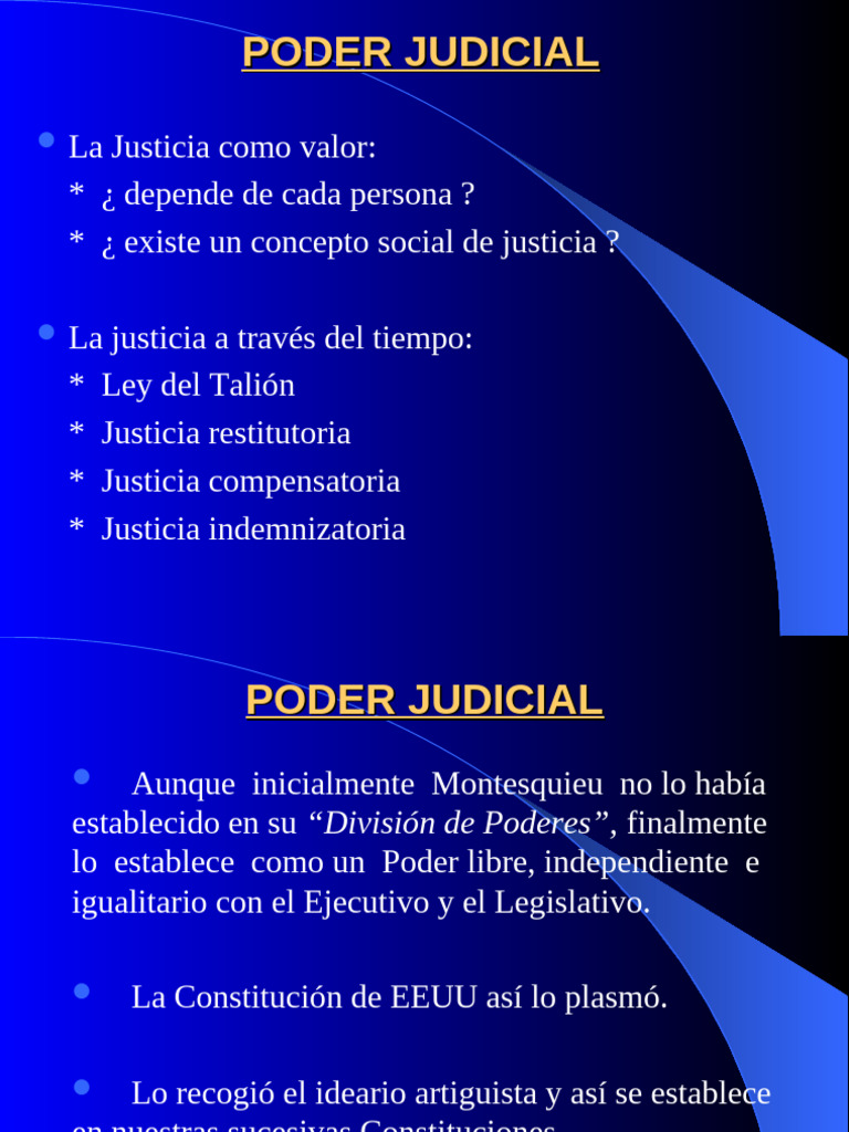 Estructura y Funciones del Poder Judicial | PDF | Judicaturas | Juez