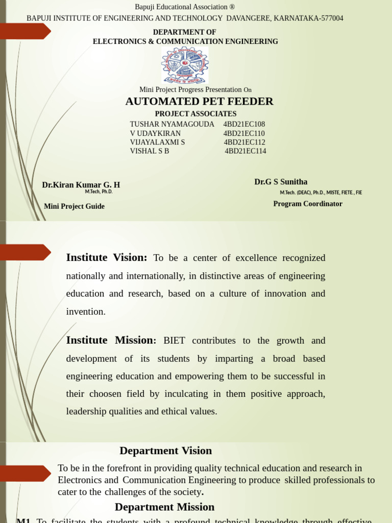 Mini ppt final 1 pdf arduino integrated development environment