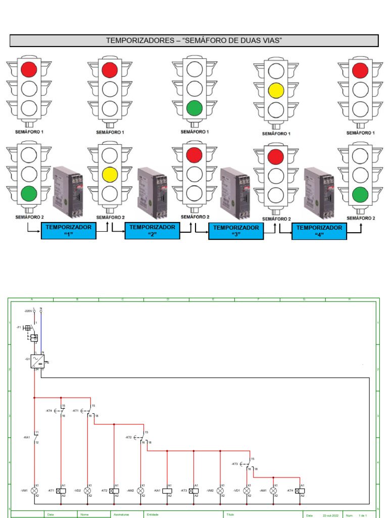 Diagrama Semáforo de Duas Vias | PDF