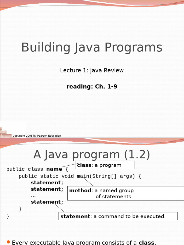 Lec 00 Java Revision | PDF | Integer (Computer Science) | Division ...