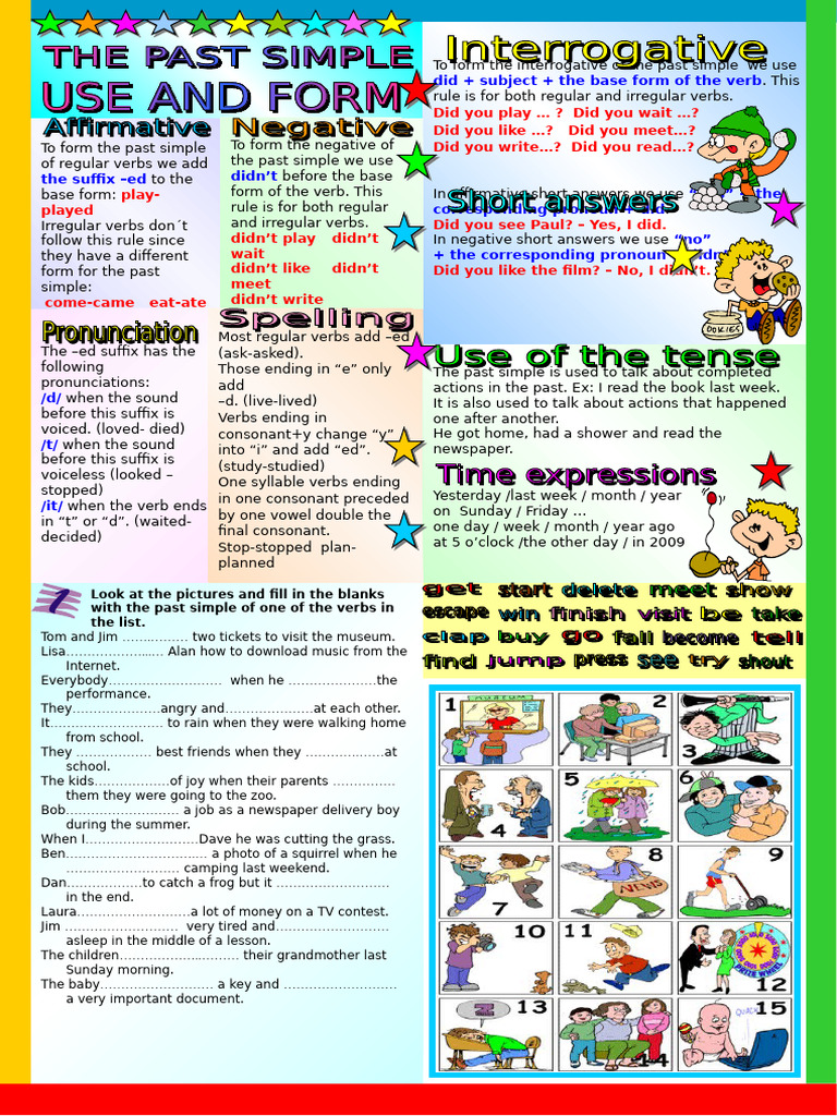 Eslprintables 201031523940831670855 | PDF | Verb | Linguistic Morphology