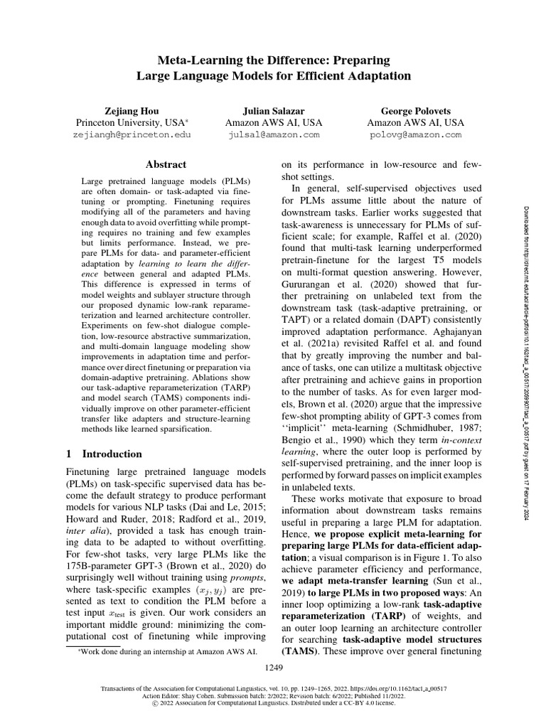 Meta-Learning The Difference Preparing | PDF | Product Lifecycle ...