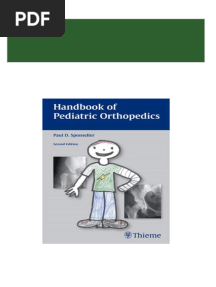 Handbook of Pediatric Orthopedics 2nd Edition 2024 Scribd Download