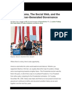 Barack Obama and the Future of User Generated Governance by Brian Solis