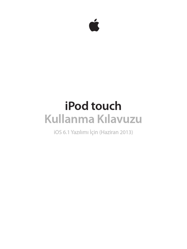 Ma1657 Ipod Touch Ios6 User Guide | PDF
