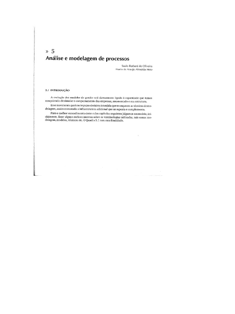 Análise e Modelagem de Processos de Negócio | PDF