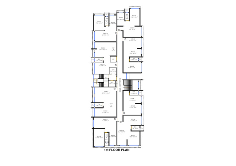 First Floor Plan with Room Dimensions | PDF