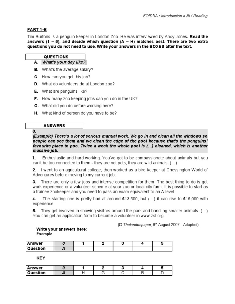 Intro R p1b London Zoo | PDF | Language Arts & Discipline | Home & Garden