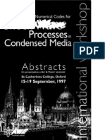 International Workshop on New Models and Numerical Codes for Shock Wave Processes in Condensed Media