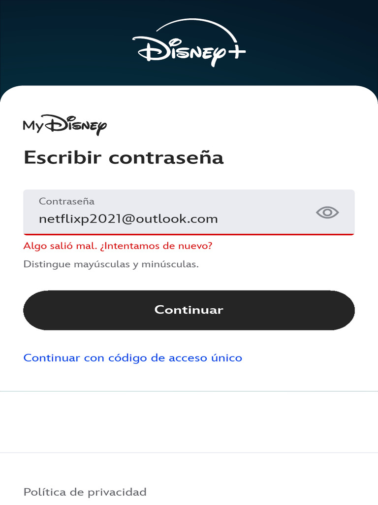 Instrucciones para iniciar Disney+ | PDF