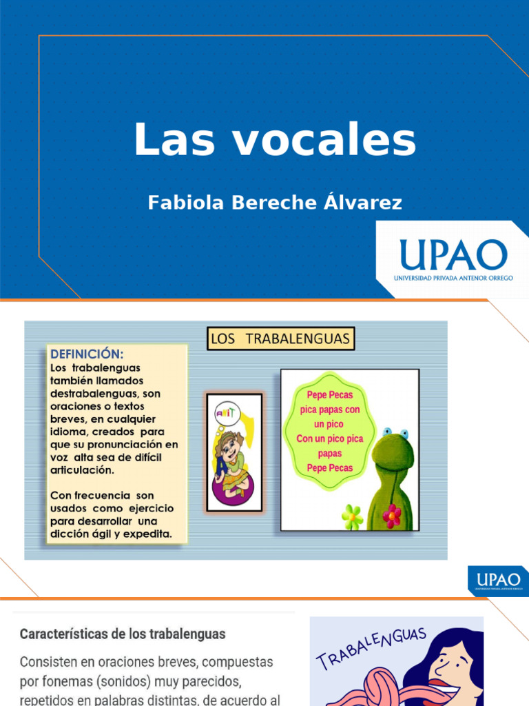 Influencia de las Vocales en la Voz Humana | PDF