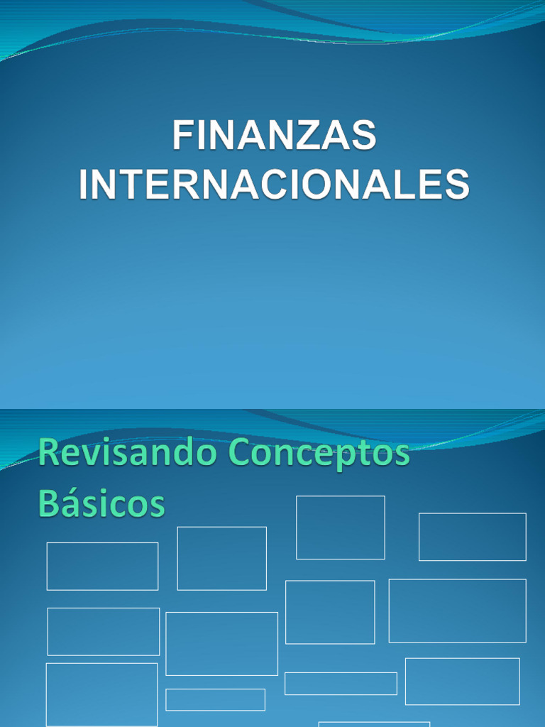 I. Introducción A Finanzas Internacionales | PDF | Inflación | Sistema ...