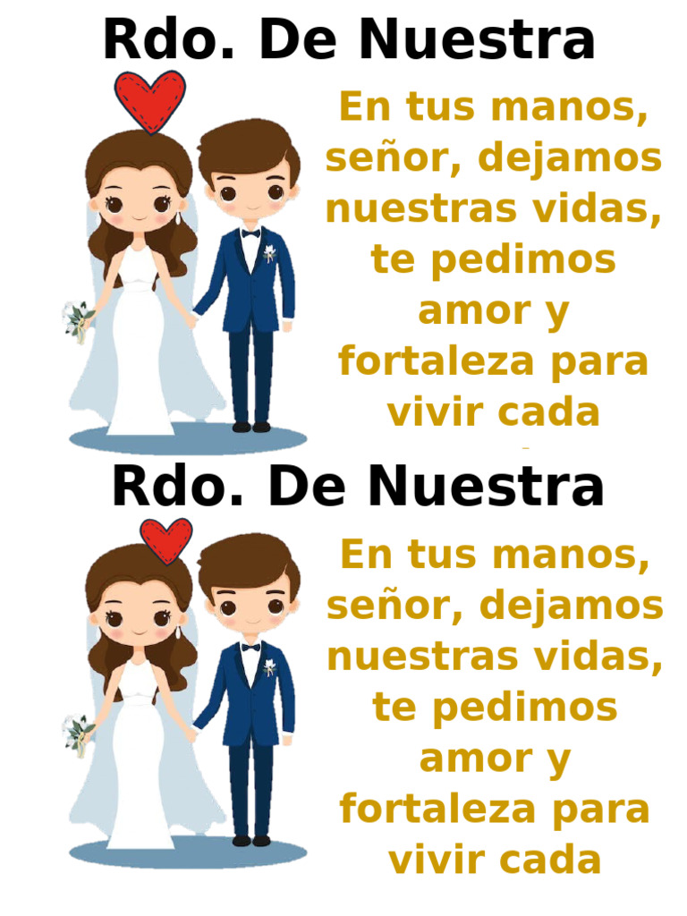 Rito de Nuestra Boda: Amor y Fortaleza | PDF