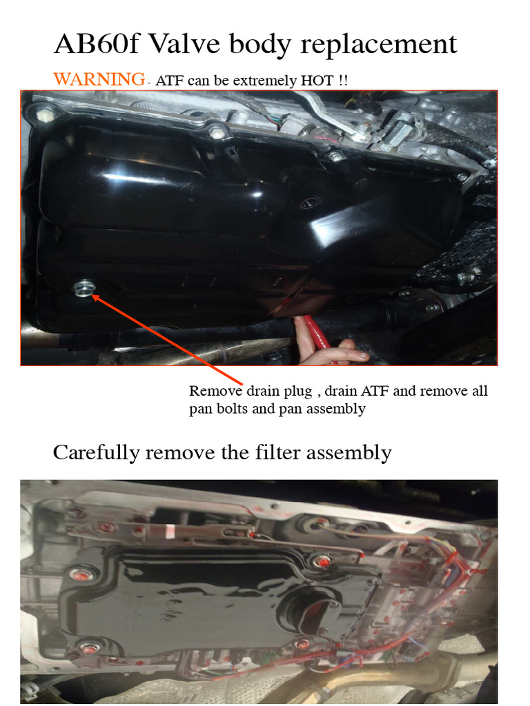 AB60F Valve Body Replacement Guide | PDF