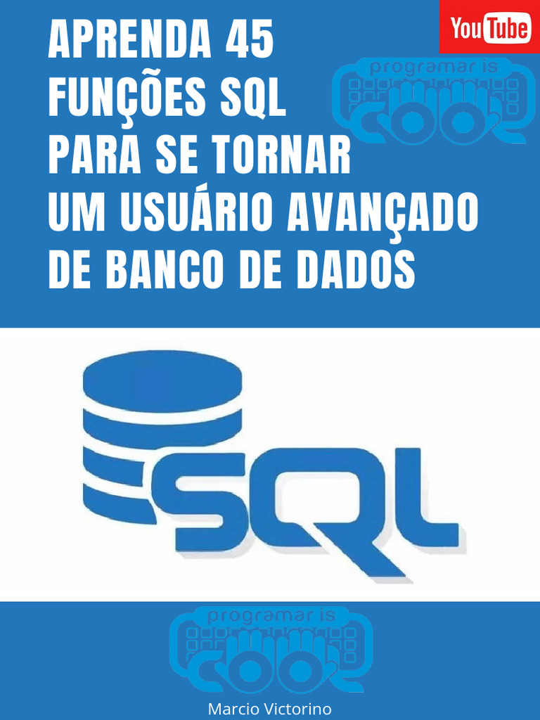e-book-SQL-ProgramarIsCool-2024 | PDF | SQL | Bancos de dados