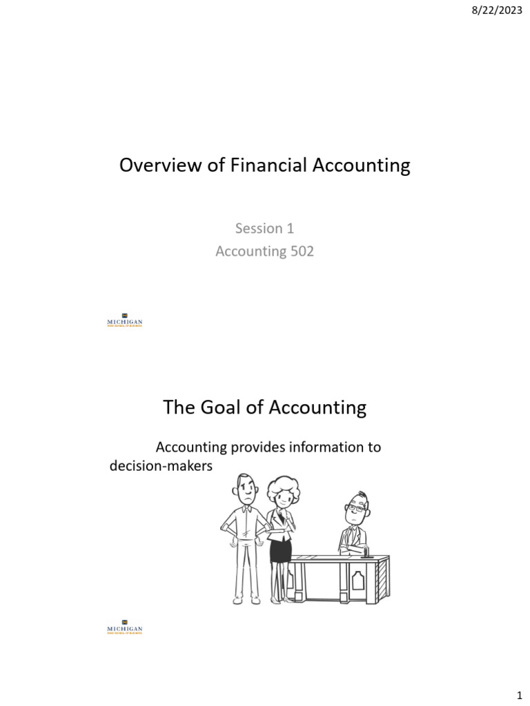 Financial Accounting Overview and Concepts | PDF | Debits And Credits ...