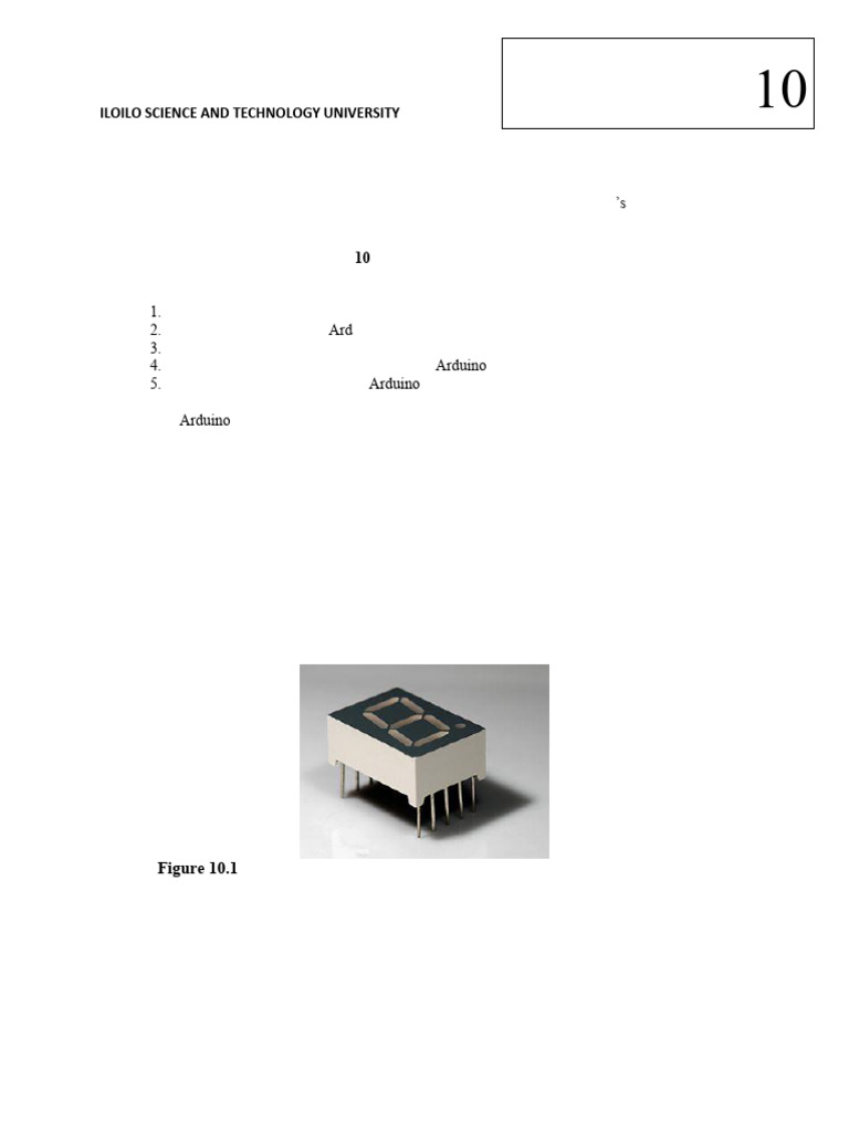 Experiment 10 | PDF | Arduino | Anode