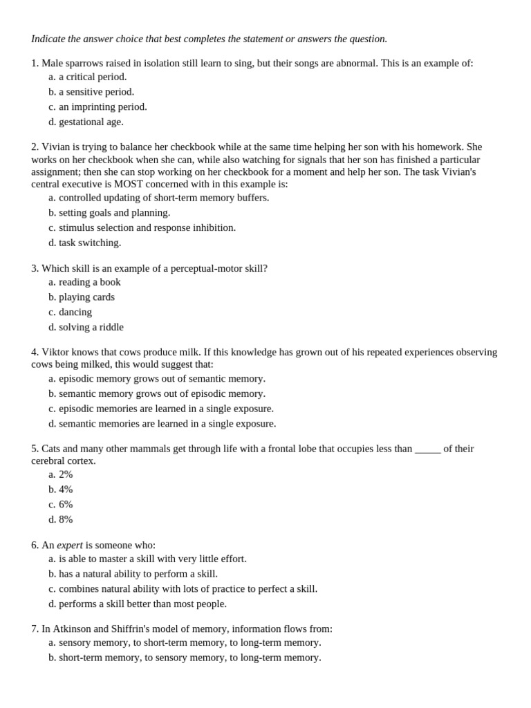 Memory Concepts in Cognitive Science | PDF | Memory | Long Term Memory