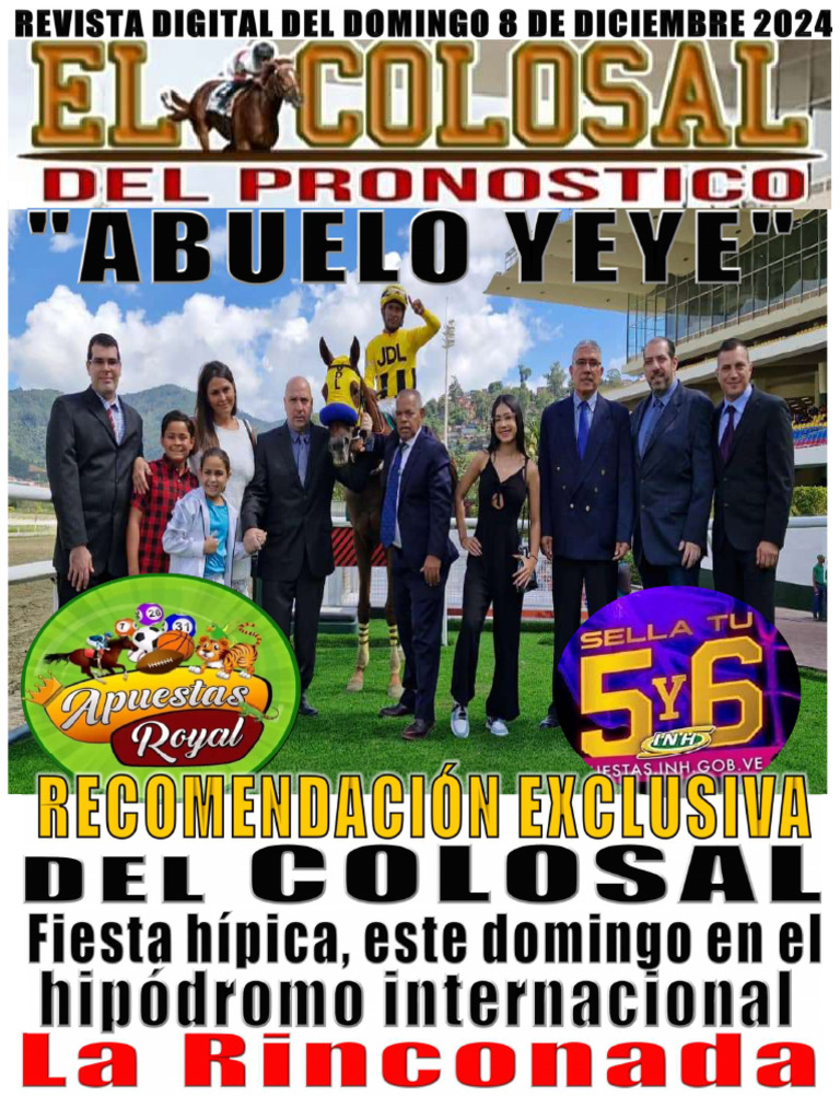 El Colosal LR 081224 | PDF | Transporte de animales | Carreras