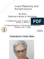 M. Ortiz- Nonconvex Plasticity and Microstructure