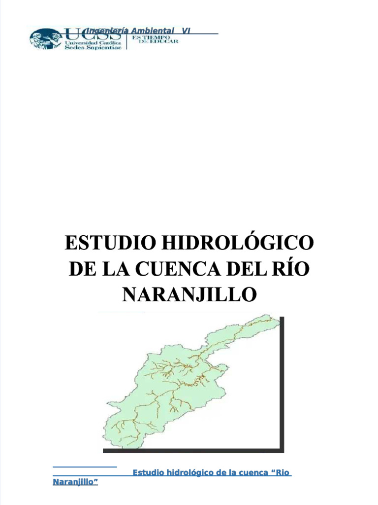 PDF Cuenca Rio Naranjillo Compress | PDF | Cuenca de drenaje | Hidrología