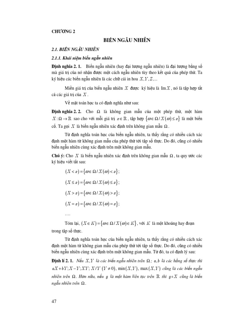 Chuong 2 XSTK | PDF