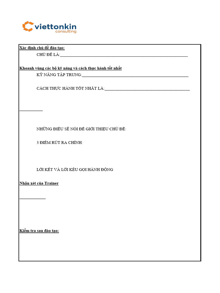 Micro-Training Sheet | PDF