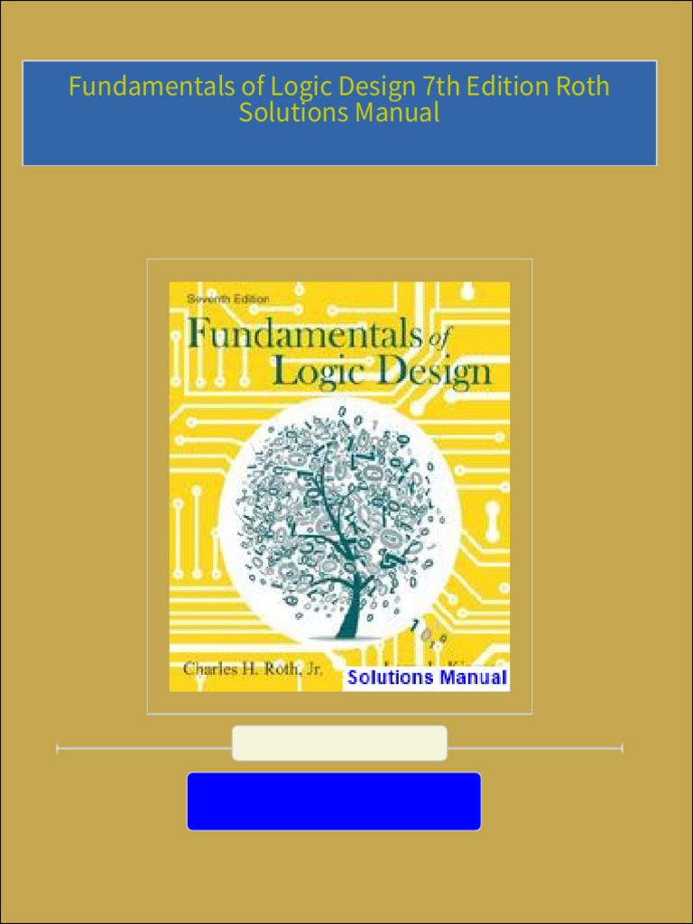 Download full Fundamentals of Logic Design 7th Edition Roth Solutions ...