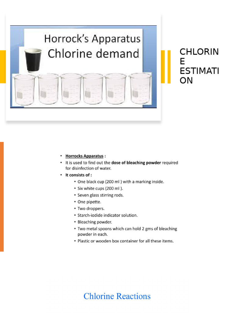 Chlorination Guide for Wells | PDF | Bleach | Water