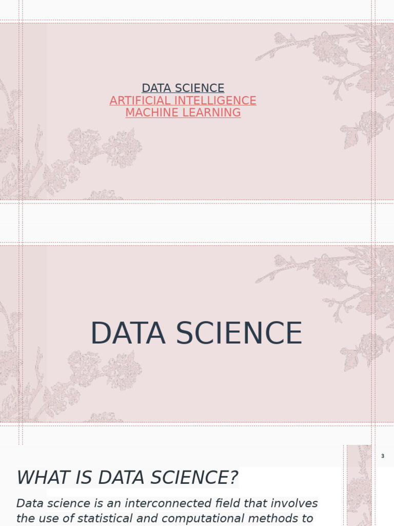 Data Science Ml | PDF | Artificial Intelligence | Intelligence (AI ...