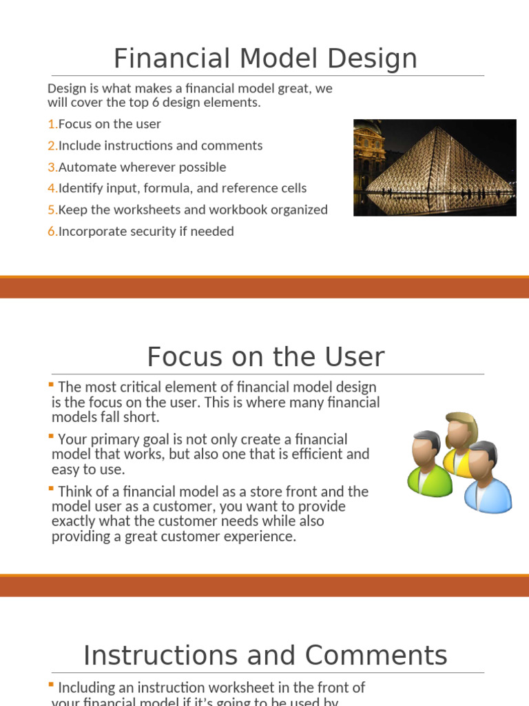 Essential Elements of Financial Model Design | PDF | Microsoft Excel ...