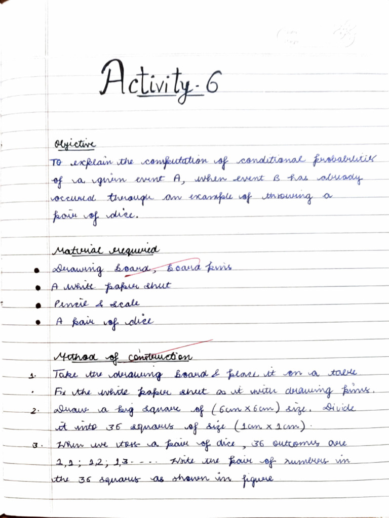 Class Xii 6-10 Activity | PDF
