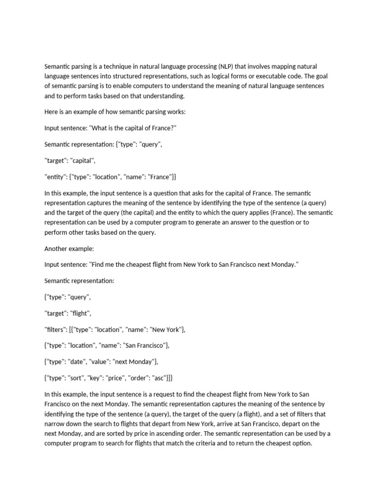 Semantic Parsing & Interpretation Guide | PDF | Programming Paradigms ...