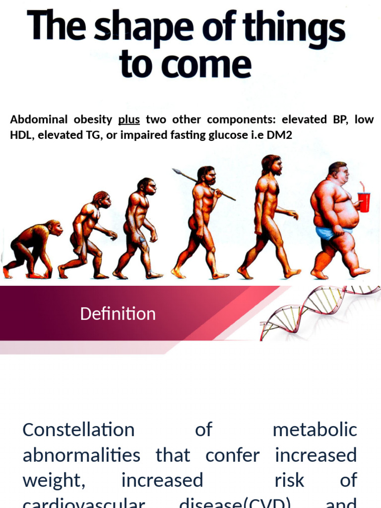 METABOLIC SYNDROME IS BEST DESCRIBED AS intelligence overview