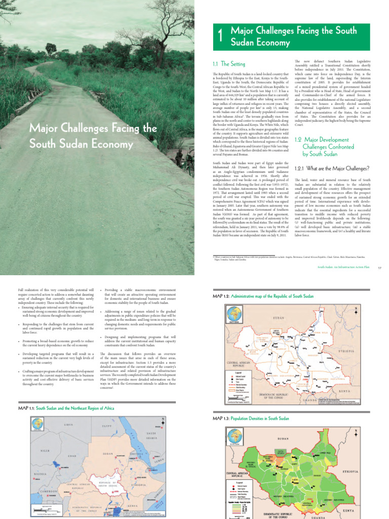 South Sudan Infrastructure Development Plan | PDF | Gross Domestic ...