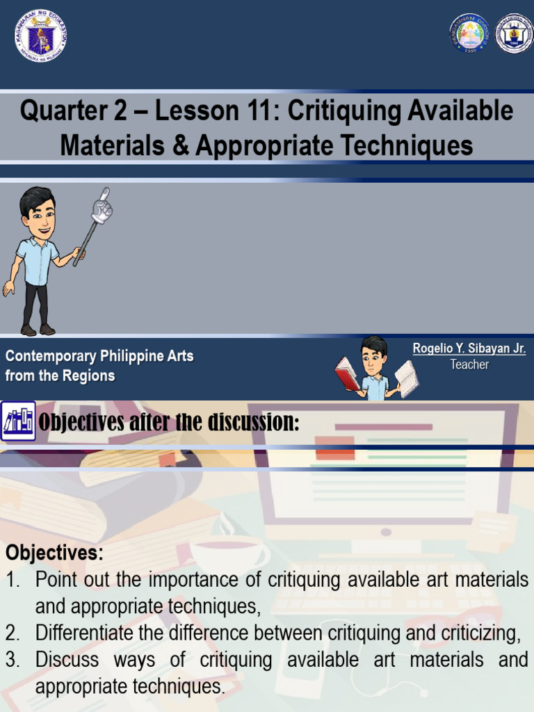 Critiquing Art Materials and Techniques | PDF | Cognition | Cognitive ...