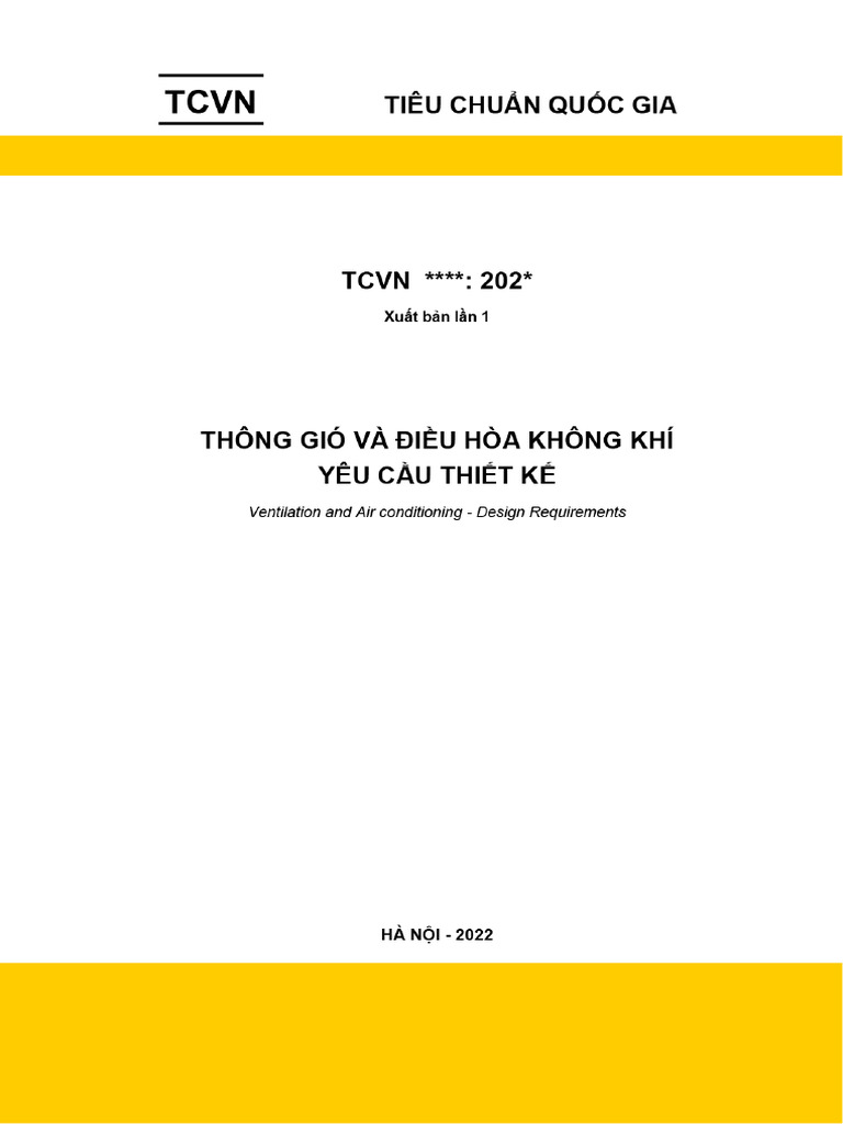 TCVN Standards Overview 202* | PDF | Sustainable Design | Thermodynamics