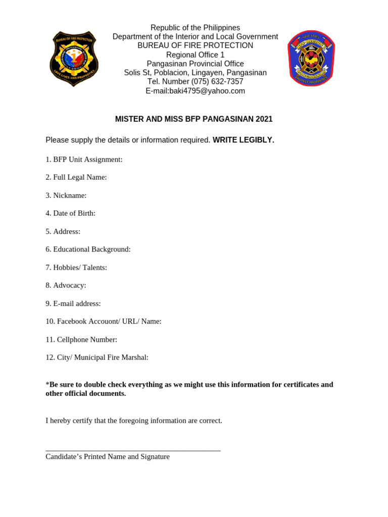 Registration | PDF