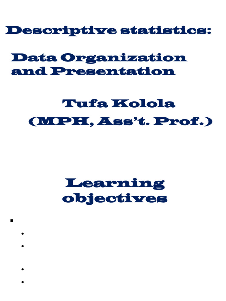 Data Presentation Techniques in Statistics | PDF | Histogram | Pie Chart