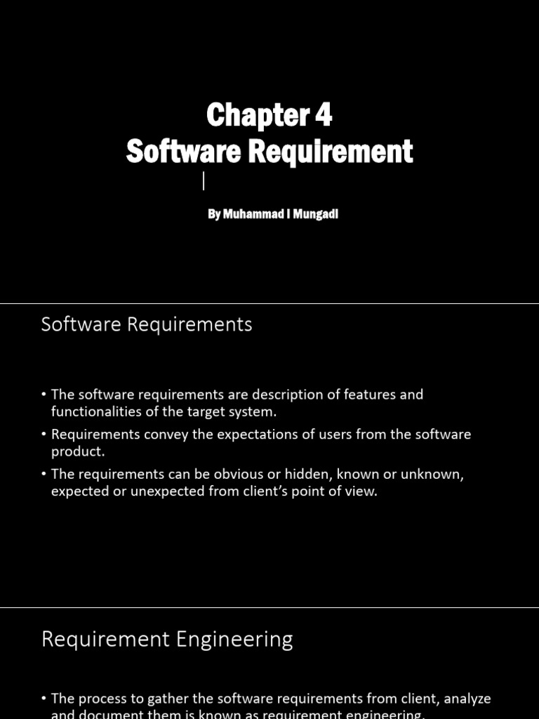 chapter 4 SR | PDF | Software | User Interface