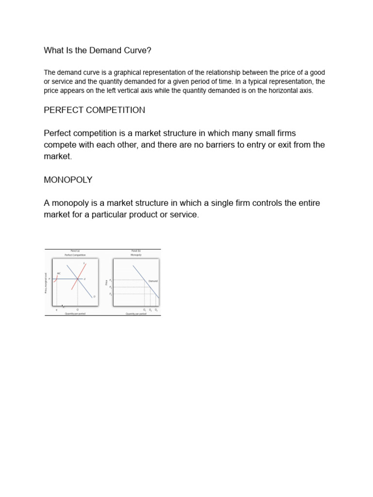 What Is The Demand Curve Pdf