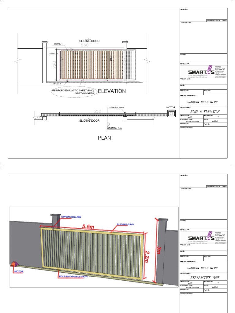 SLIDING GATE-2 | PDF | Building Engineering
