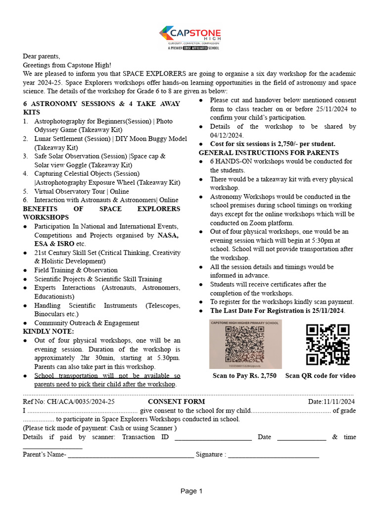 Space Explorers Circular G6-8 | PDF | Astronomy | Physical Sciences