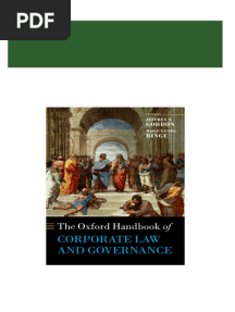 Download ebooks file Oxford Handbook of Corporat Jeffrey N. Gordon The Jeffrey N. Gordon &amp; Wolf Georg Ringe all chapters