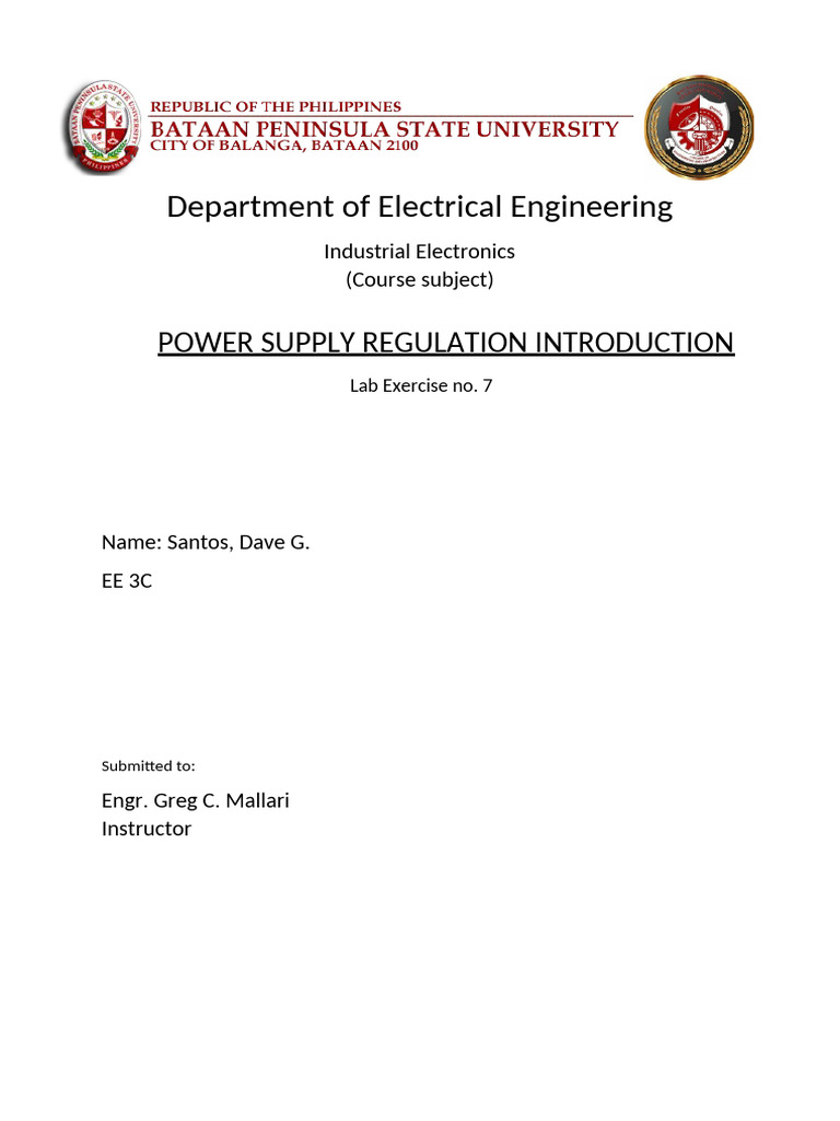 Power Supply Regulation | PDF
