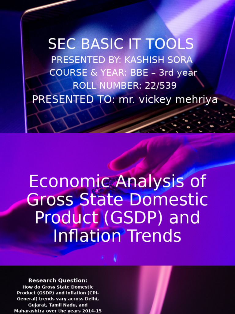 GSDP and Inflation Trends in India | PDF | Gross Domestic Product ...
